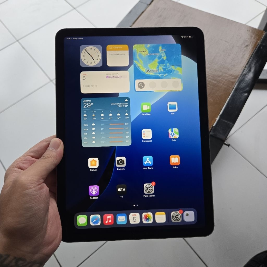 iPad Air 7 M3 (2025) 11 iBox - 256Gb | Bh 100% | WiFi | Bekas | Second | 2nd