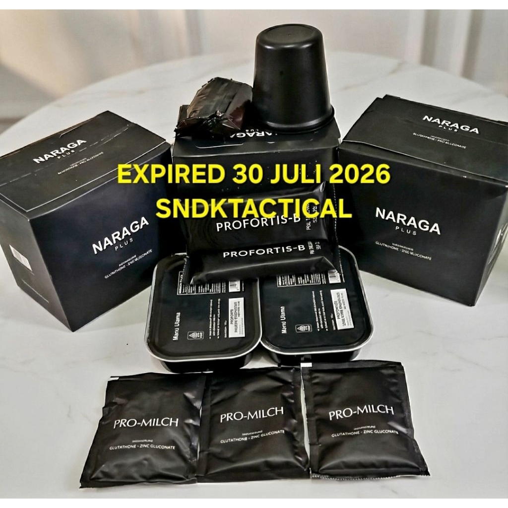 (OBRAL) NARAGA PLUS Bisa Pilih Menu/RANSUM TNI/EPROKAL PLUS/LP KONSERVEN/C2BN/EMERGENCY