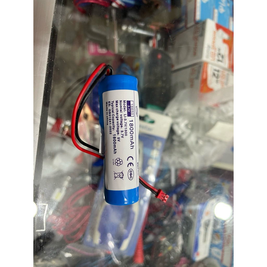 Lithium Battery 18650 Baterai Charger type 18650 3.7Volt Socket 2 pin batre speaker bluetooth, pompa