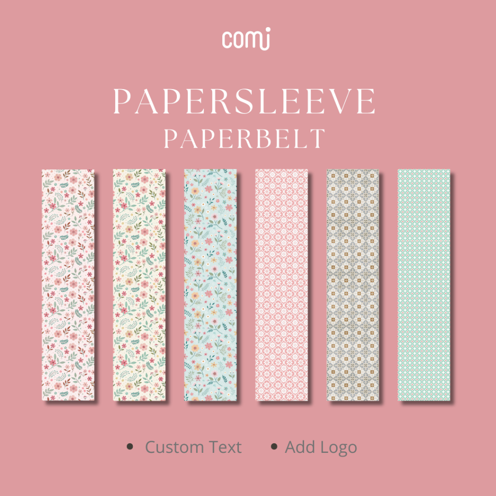 Paper Belt Custom - Kertas Label Bento - Sleeve Thinwall - Paper Belt - Paper Belt Kardus - Comi
