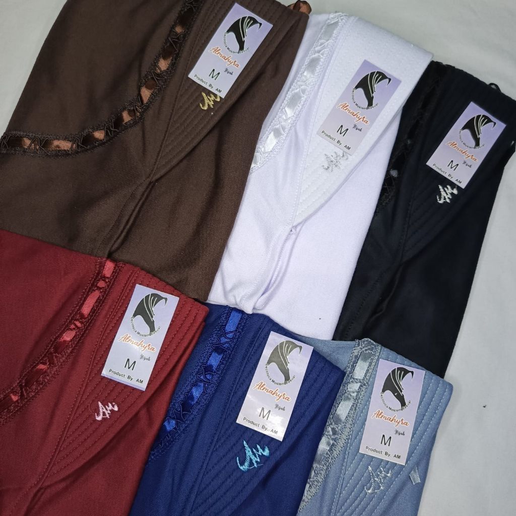 kerudung sekolah Rabbani kW serut pita atas premium