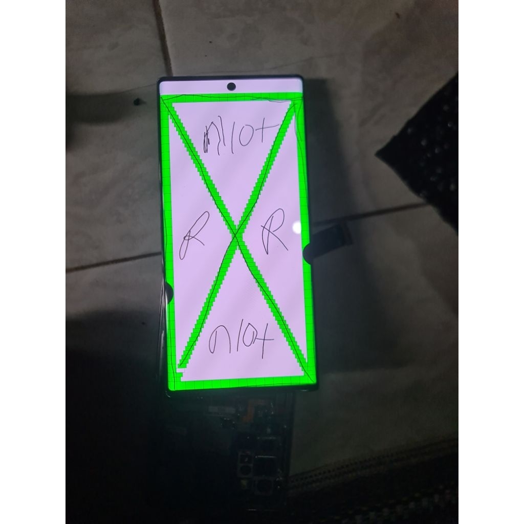 lcd samsung note 10 plus mulus minus