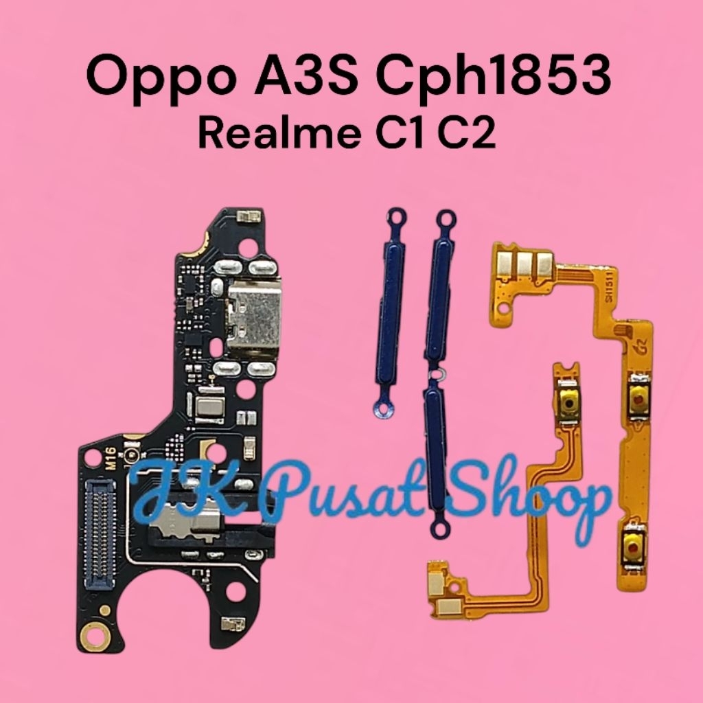 Papan Case Realme 1 2 Cph1853 Tombol Luar On Off Volume Oppo A3S Cph1853 Flexible On Off Volume Satu