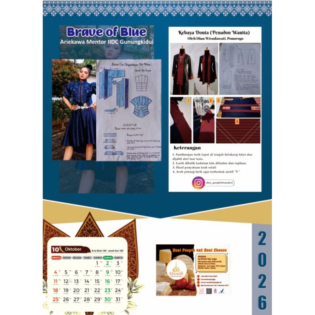 KALENDER JAHIT TAILOR INDONESIA 2025 -2026