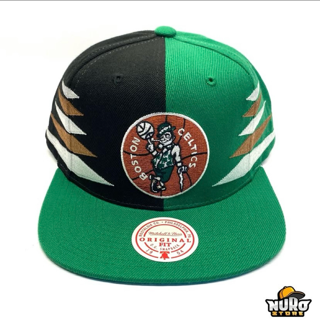 Topi Mitchell & Ness Original NBA HWC Boston Celtics Diamond Cut Black Green