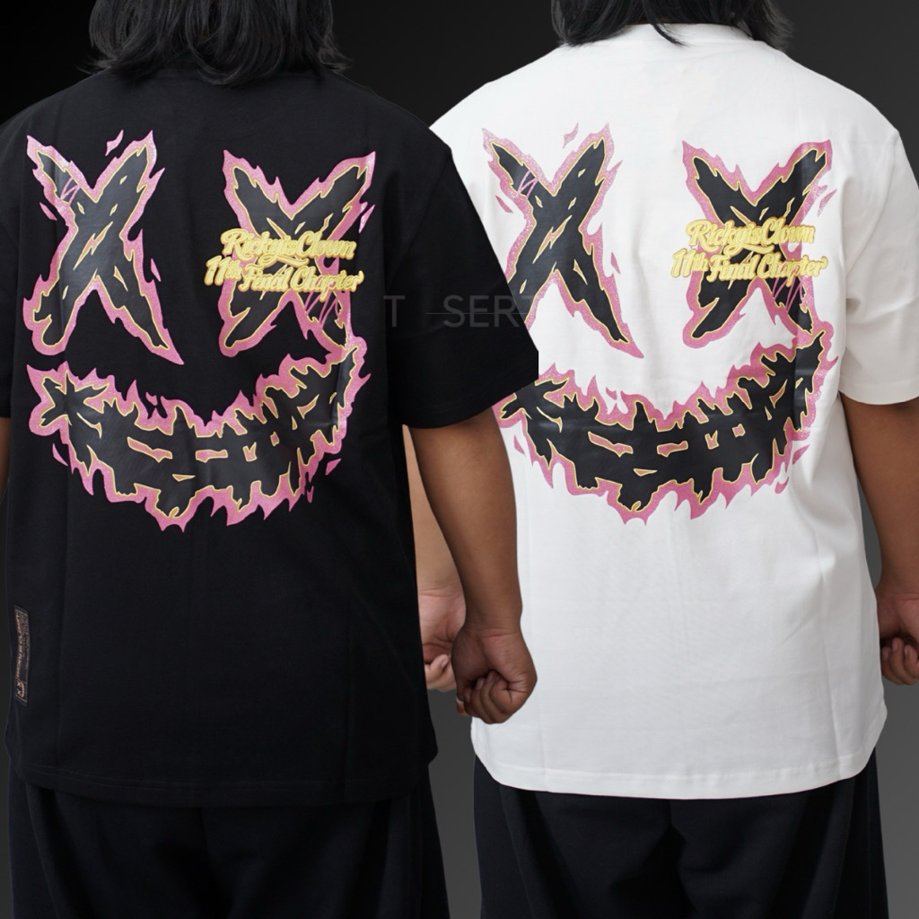 Ricky Is Clown  Pink Blaze Tee Original / Baju Kaos Ricky Is Clown Authentic