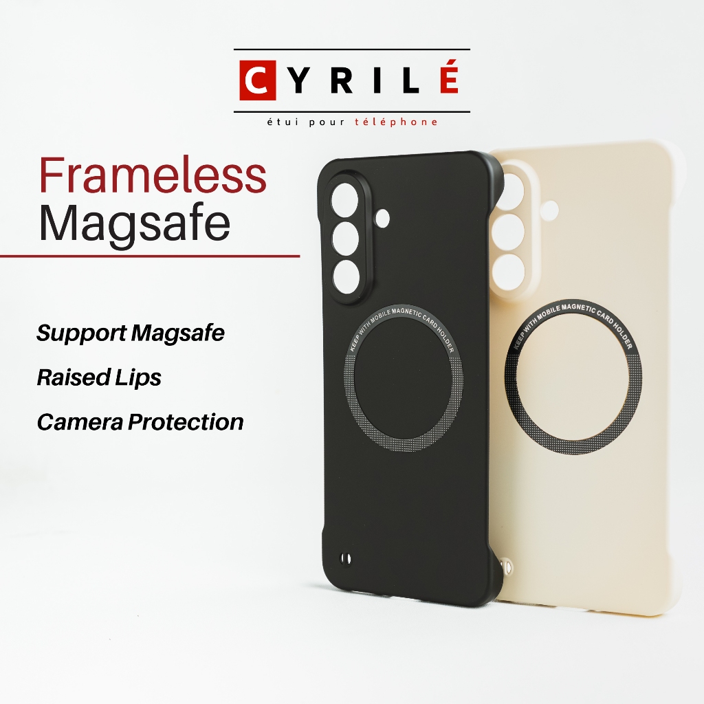 CYRILE Casing Samsung A56 Frameless MagSafe Case