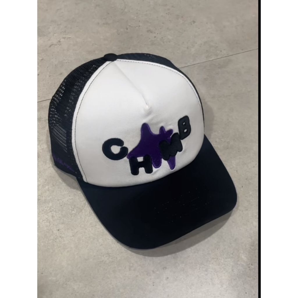 Topi Trucker CH*MB - Hitam Putih