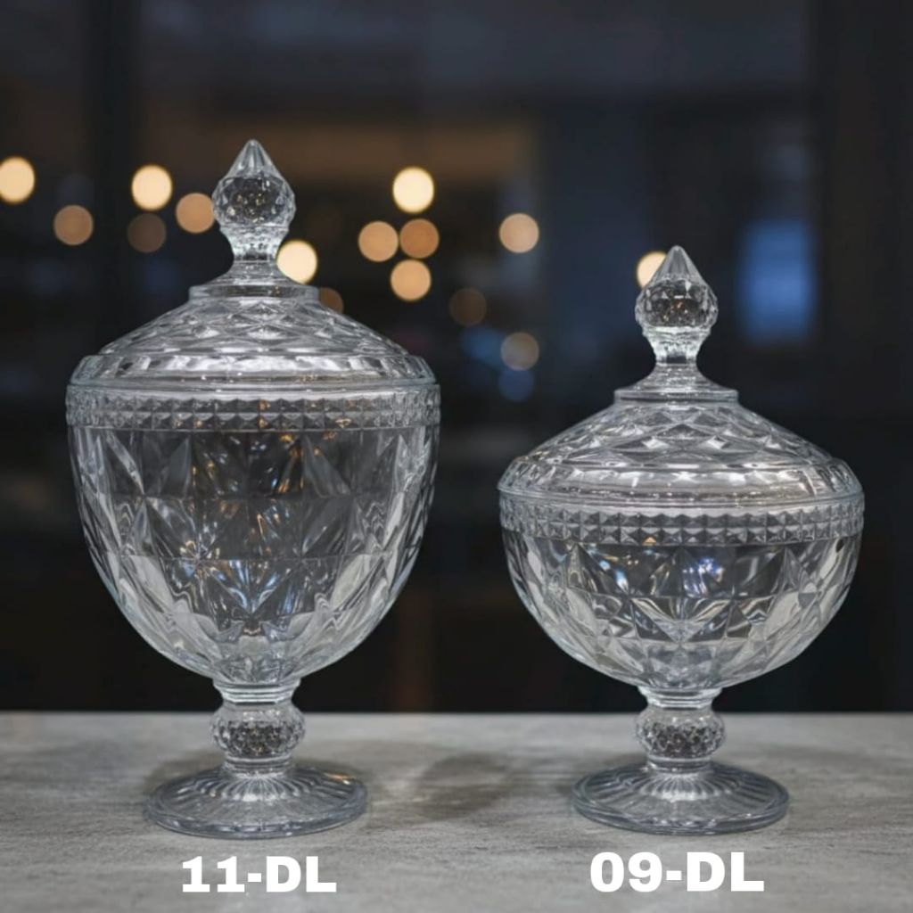 TOPLES KACA KRISTAL BESAR /TOPLES PERMEN/ CANDY JAR