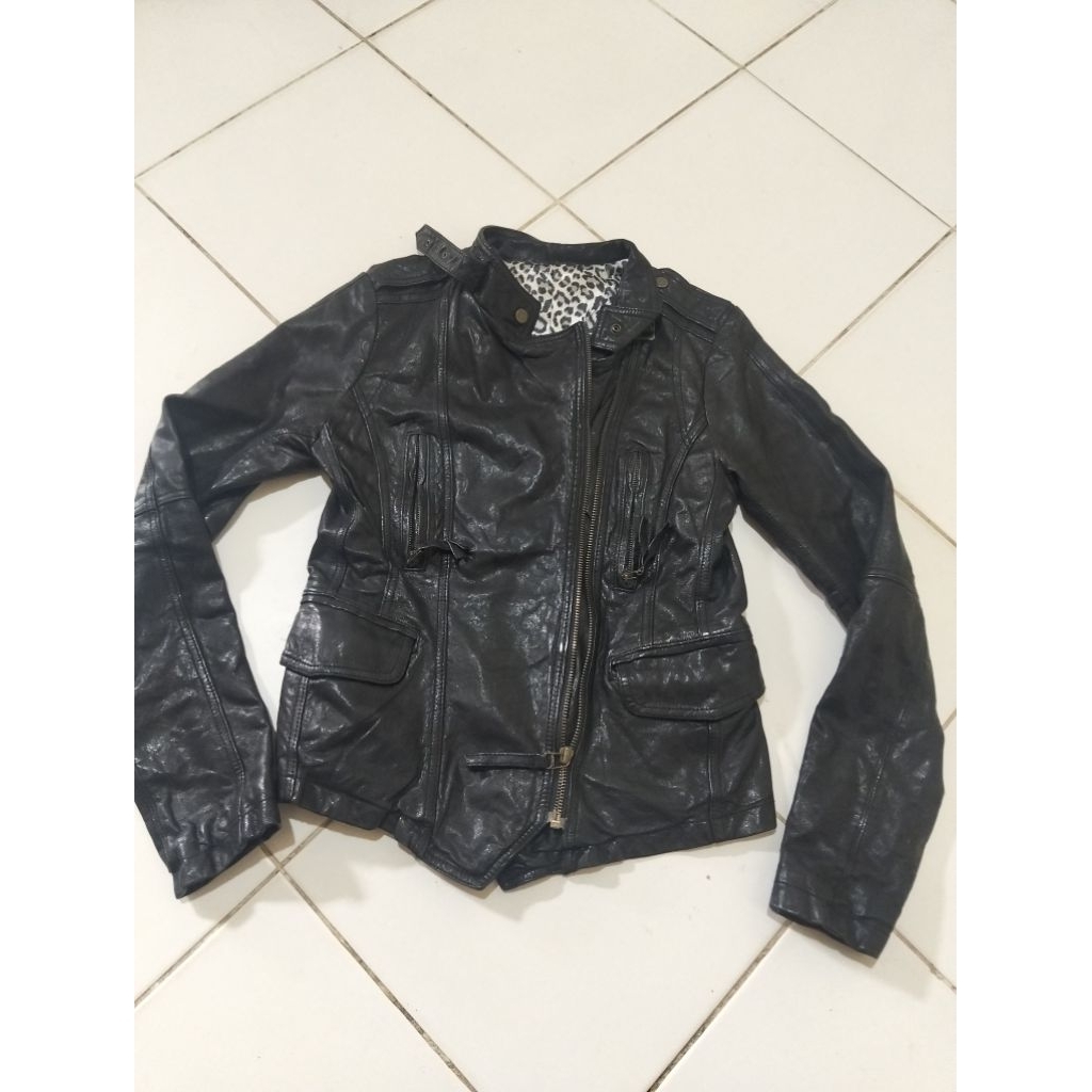 jaket kulit domba asli buat bb 45kilo second