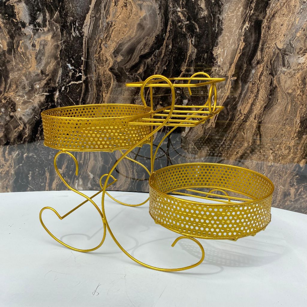 RAK AQUA GELAS MODEL BULAT 2 SUSUN