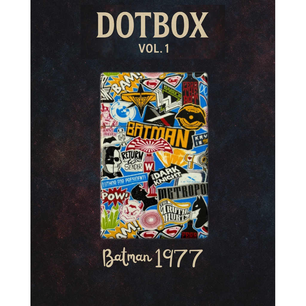 Dotbox Batman 1977/kotak penyimpanan serbaguna/storage mini/kotak aksesoris/photo card box / kotak R