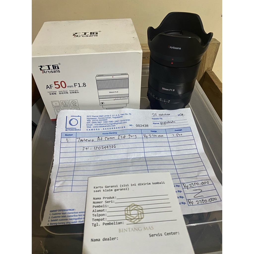 lensa 7artisan 50mm f1.8 sony
