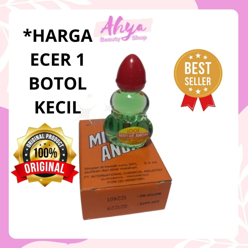 1 BIJI MINYAK ANGIN 1001 PAK PUNG (PPO) ORIGINAL