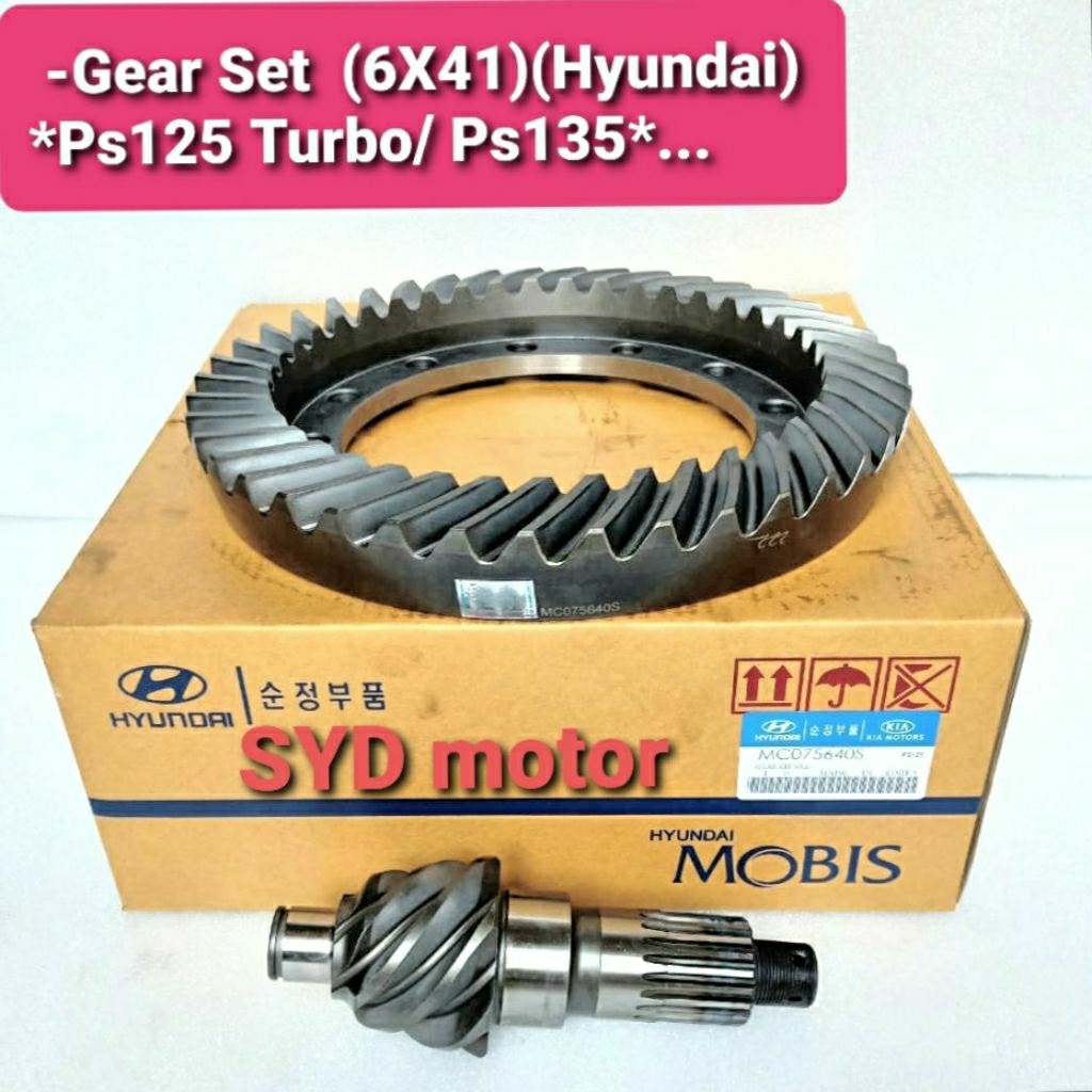 GEAR SET GIGI GARDAN MITSUBISHI CANTER PS125 TURBO PS135 6X41 ORI HYUNDAI GRESS