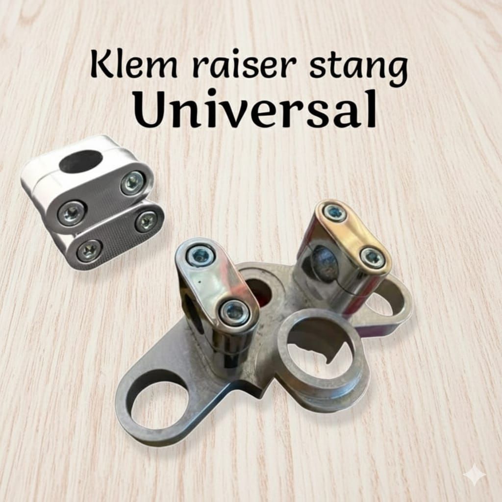 Raiser riser klem stang universal rz king thunder megapro tiger scorpio