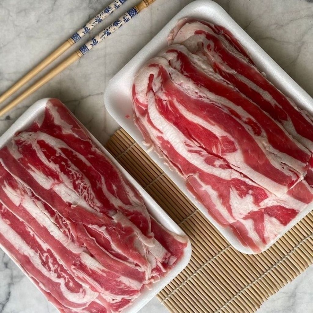 Shortplate Daging Sapi Slice Bbq Beef Beku Berkualitas 500 gr - Pasar Makassar