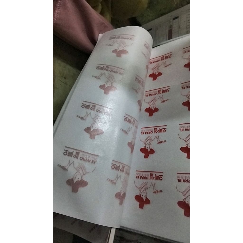 cetak MG PAPER laminasi 36 gram