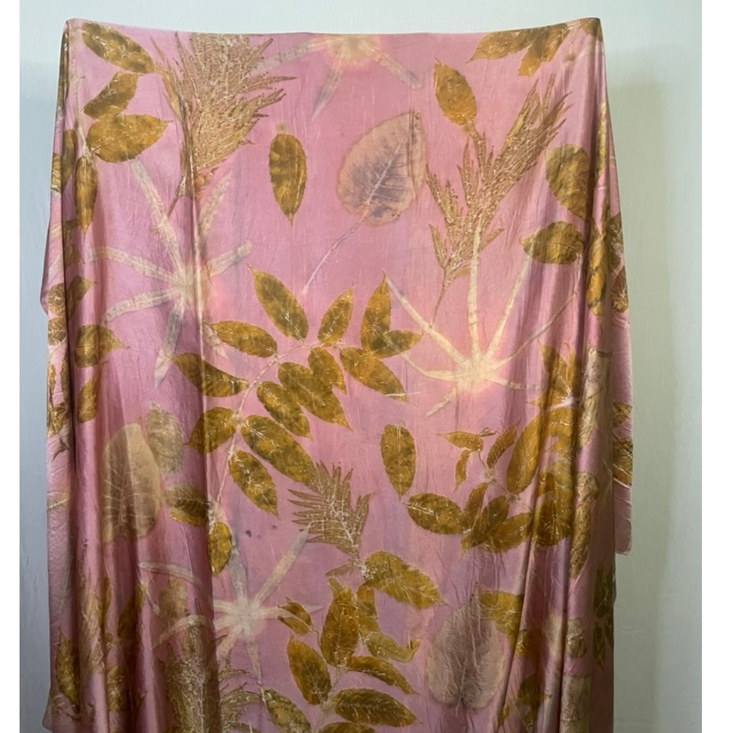 Kain Ecoprint Handmade Sutra