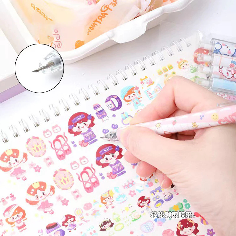 VHP - Cutter Pen Pemotong Stiker Lucu Ergonomis DIY Pena Pulpen Cutter Craft