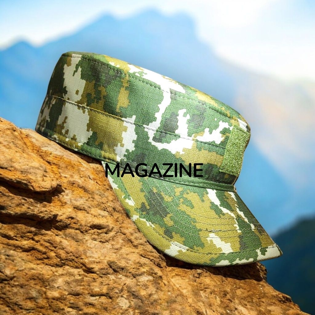 topi pet pdl tni pelbet/sage green