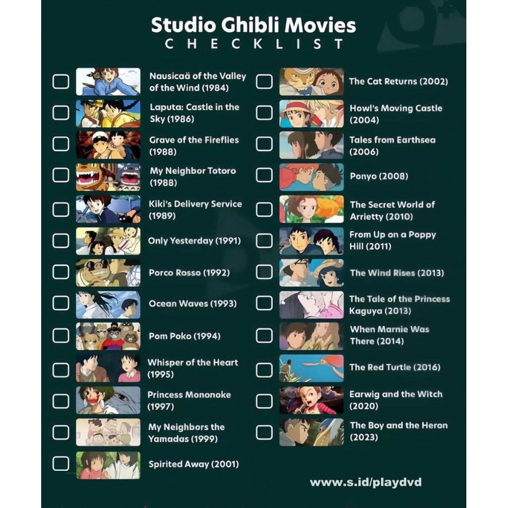 DVD Studio Ghibli Muvie Collection