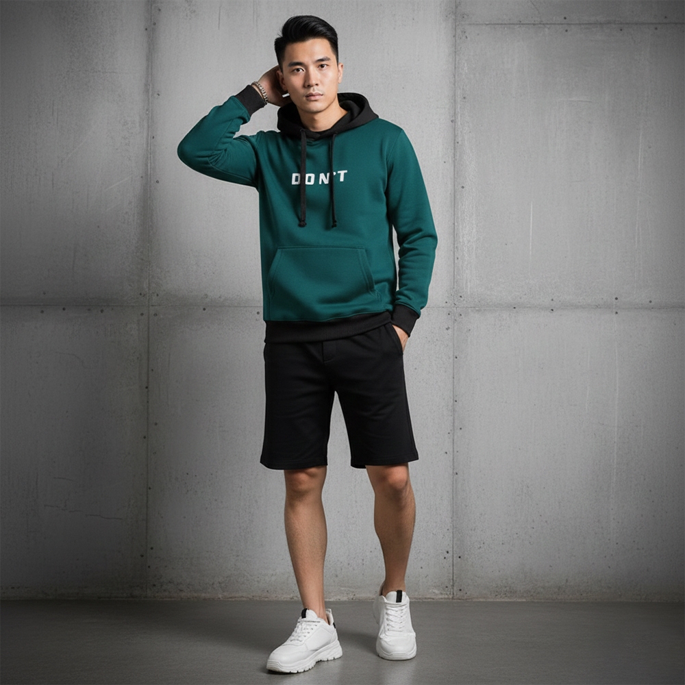 ICHI RO Hoodie Pria DONT Kombinasi Sweater Hodie Cowok Fleece Jaket Jumper Keren Murah