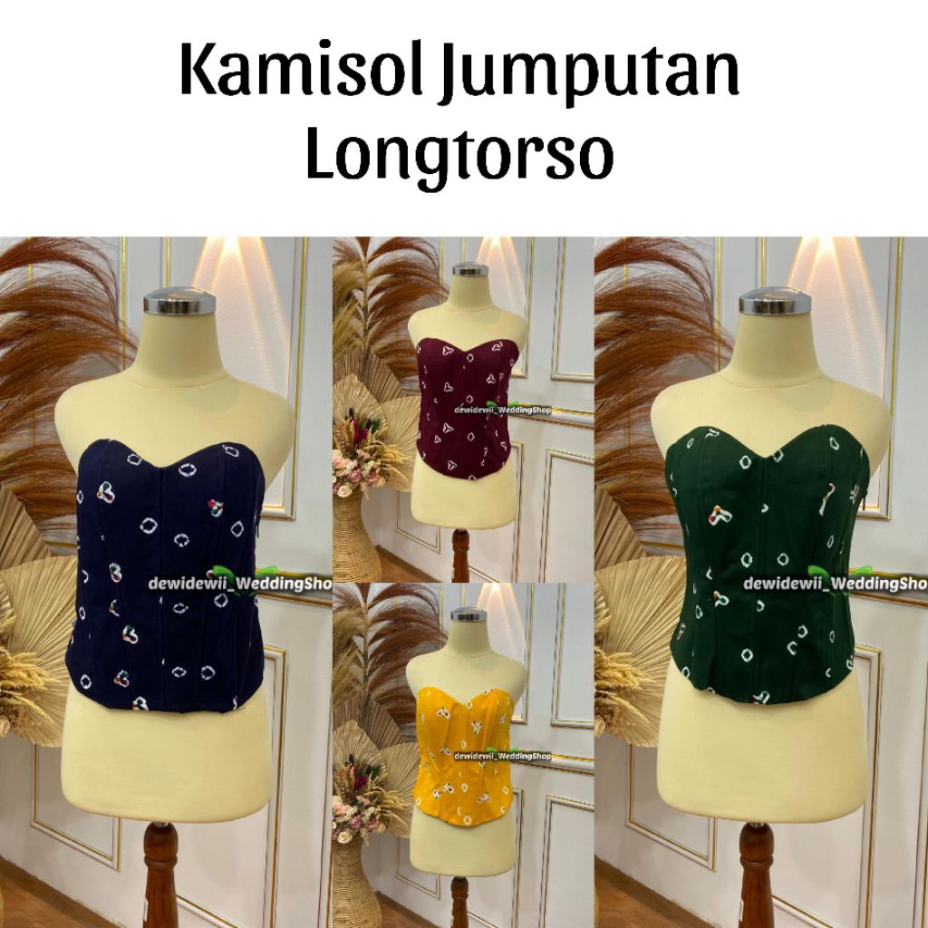 KAMISOL JUMPUTAN • Kamisol Motif Jumputan - Variasi Lengkap