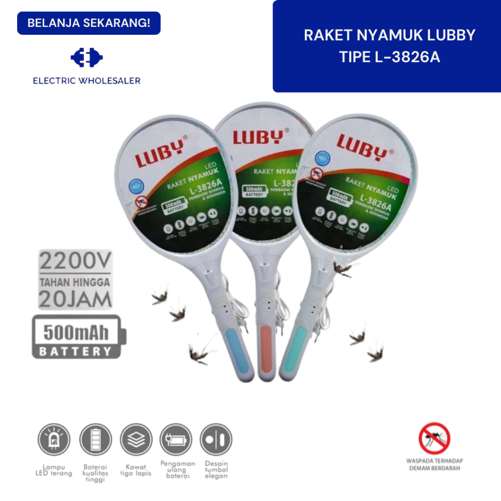 RAKET NYAMUK LUBY