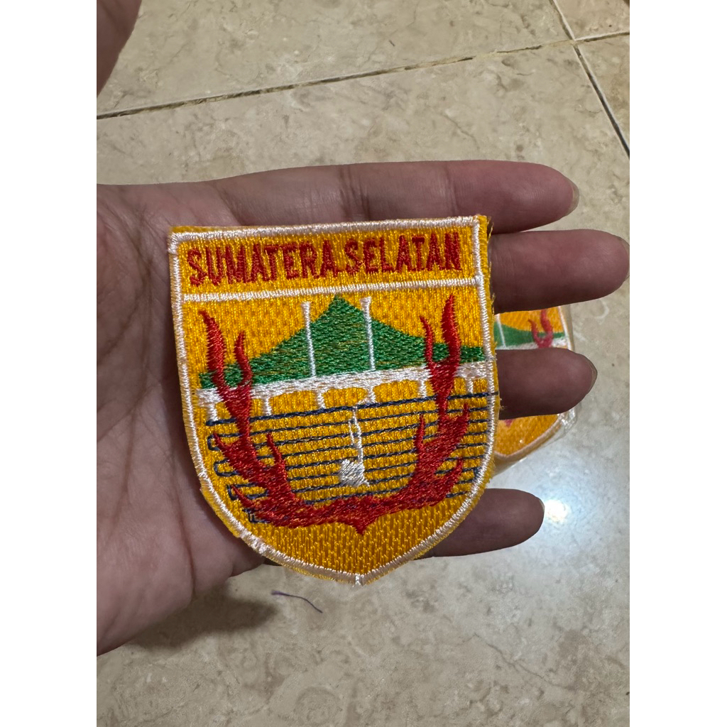 Badge/Bet Pramuka Kwarda Sumatera Selatan full bordir
