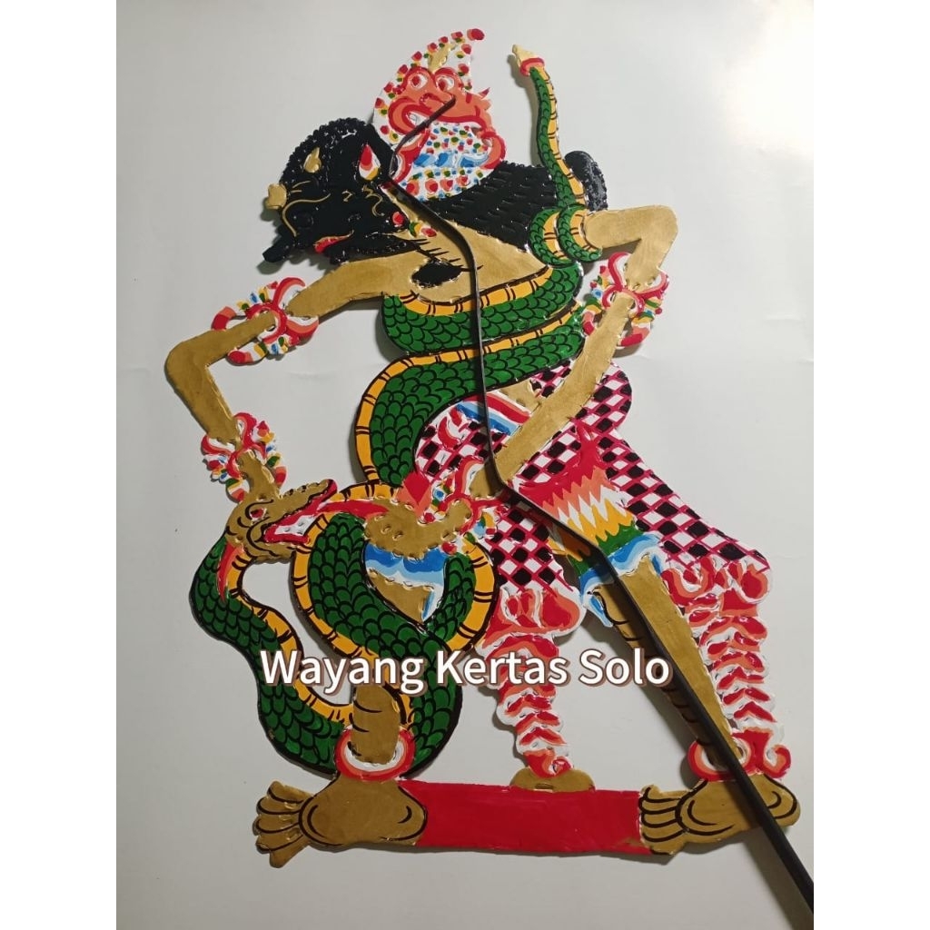 Wayang Kulit Kertas Mainan Brotoseno Gubet Ulo