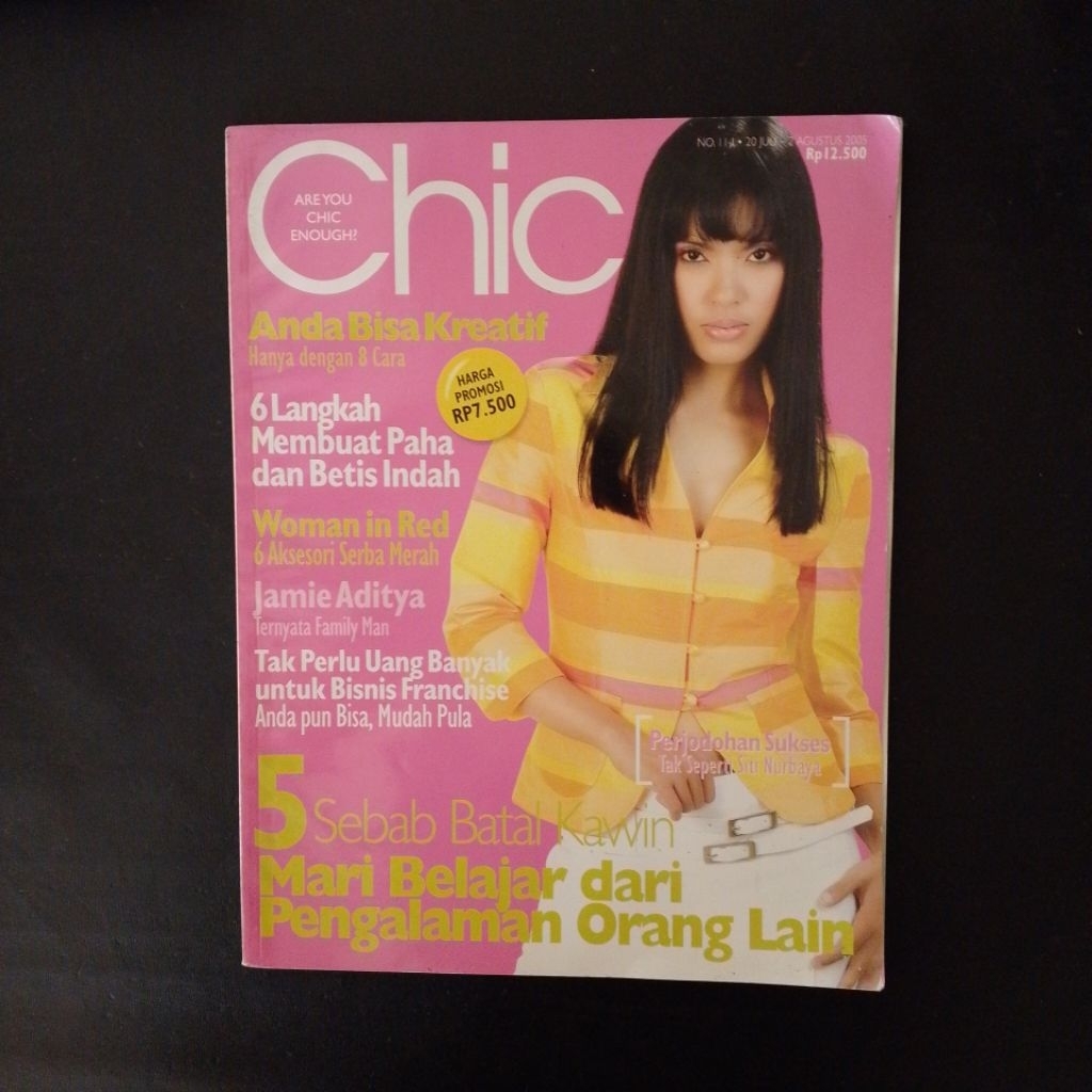Majalah Chic: 5 Sebab Batal Kawin (Lola Amaria) Edisi No. 111 Th. 2005