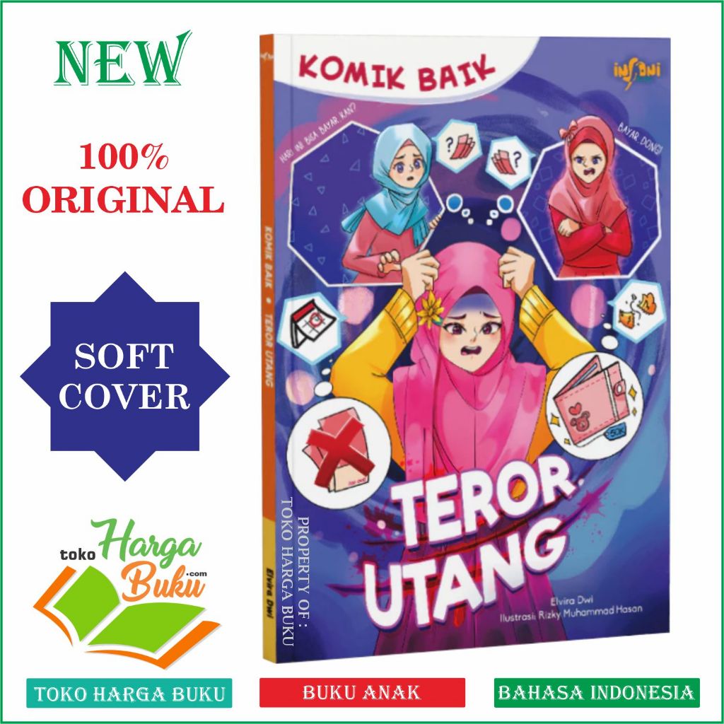 Foto Komik Baik Teror Utang Hutang Buku Cerita Anak ORIGINAL Insani Kids GIP - Gema Insani Press