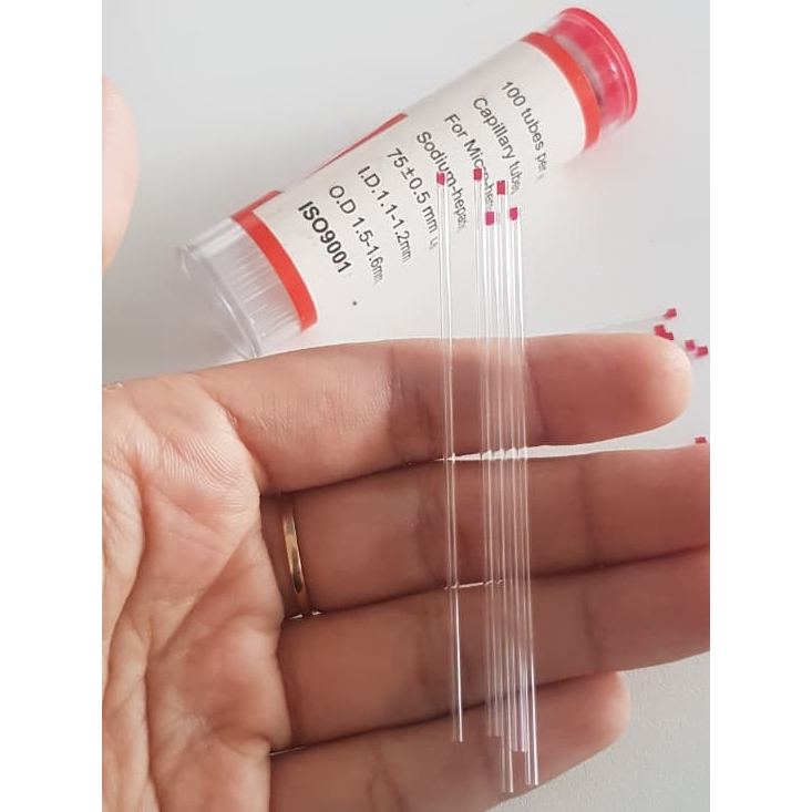 Tabung Pipa Kapiler Hematokrit Micro /  Kapiler Haematocrit Tabung
