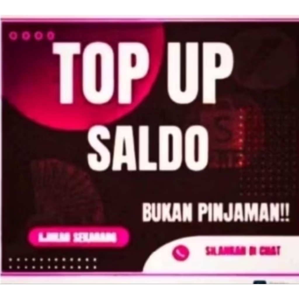 TERPERCAYA  TOP/SALDO TRANSFER PULSA 1JT-20JT A1