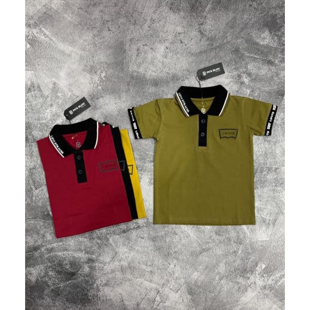 KAOS KERAH LEVIS ( ORI SESUAI DENGAN FOTO )