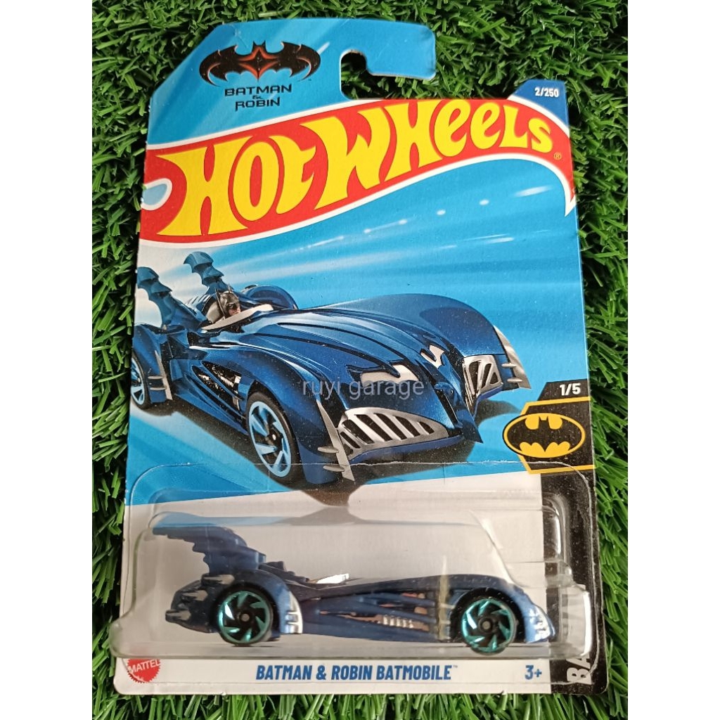 HOT WHEELS BATMAN & AND ROBIN BATMOBILE BIRU 2/250 2025