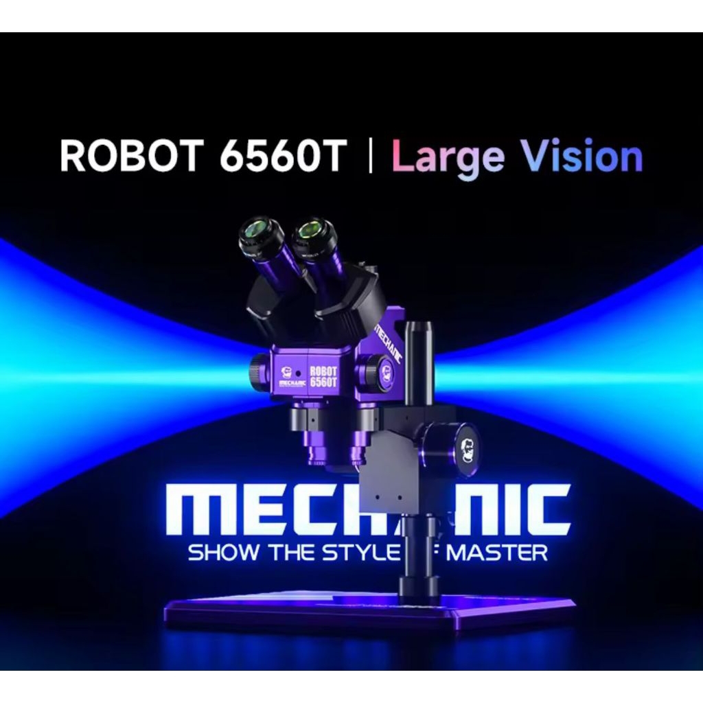 MIKROSKOP TRINOCULAR STEREO MECHANIC ROBOT 6560T/ MICROSCOPE ROBO 6560T