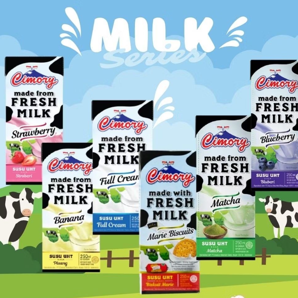 SUSU UHT CIMORY 250ML BERBAGAI RASA HARGA 1DUS
