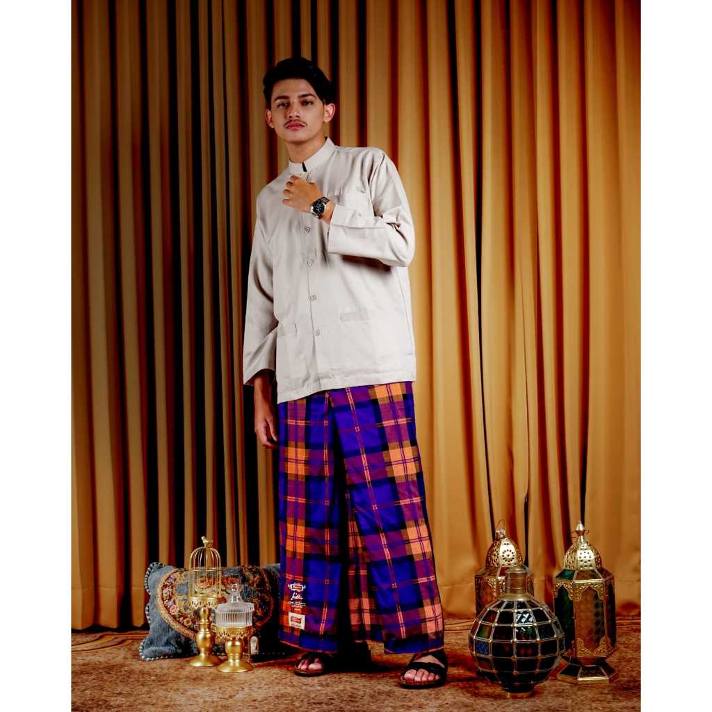 Sarung KETJUBUNG Sutera Spunsilk KDW (Kombinasi Dua Warna)