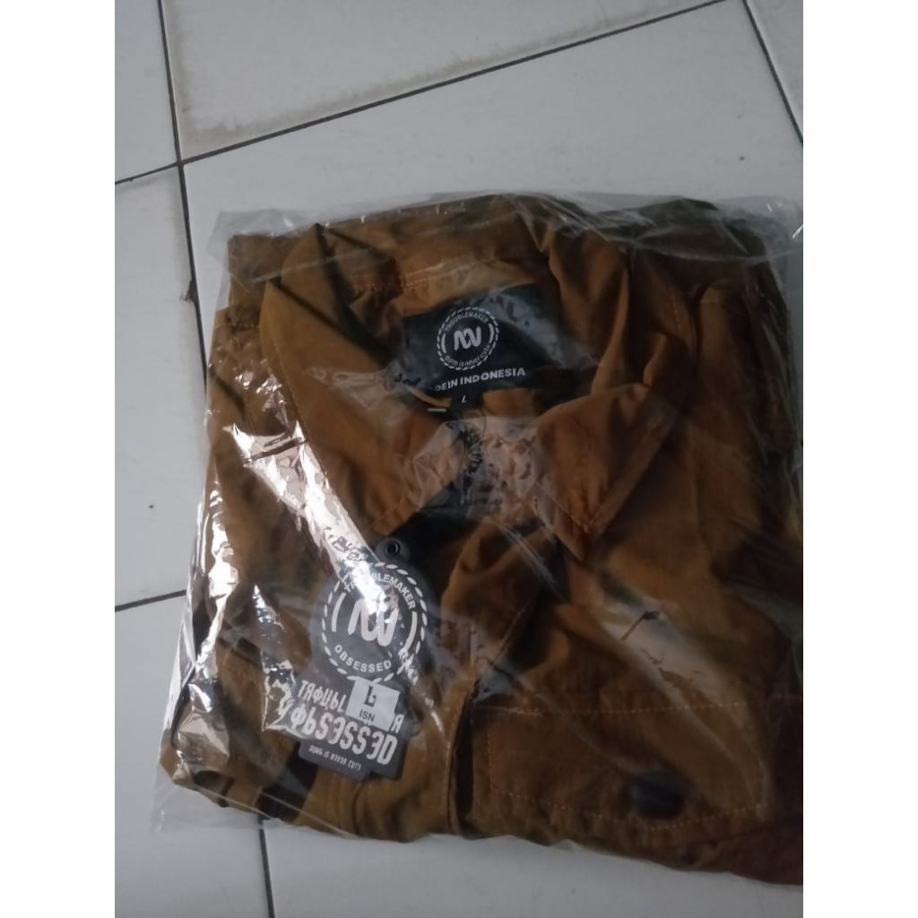 JAKET CAMBRIDGE BROWN - TROUBLE MAKER