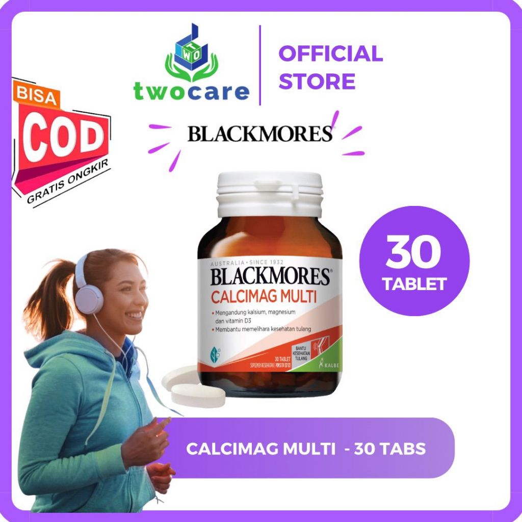 Blackmores Calcimag Multi Bpom Kalbe(Kalsium Obat Tulang )-30 tablet