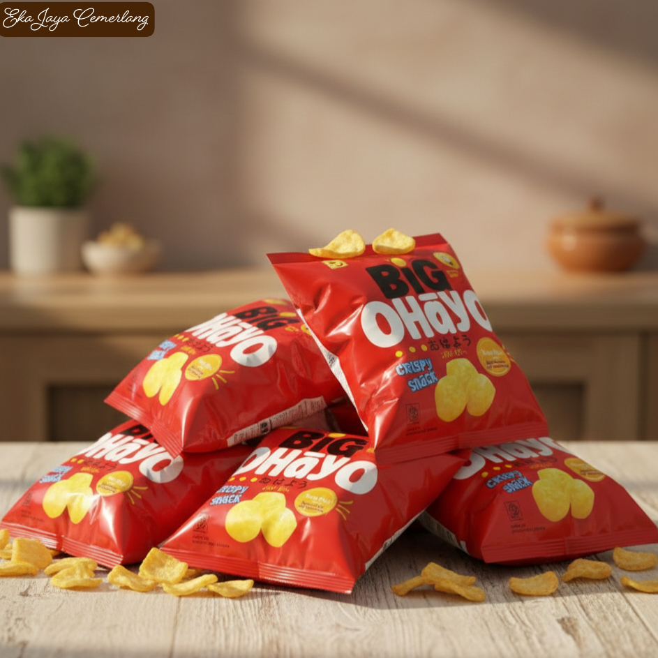 BIG OHAYO SNACK BERHADIAH | 1 RENCENG ISI 10