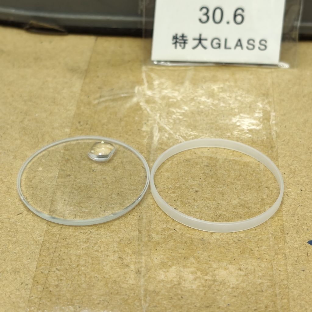 KACA JAM TANGAN CRYSTAL GLASS TYPE 16233 SIZE 30.4 KACA JAM ROLEX KUALITAS PREMIUM