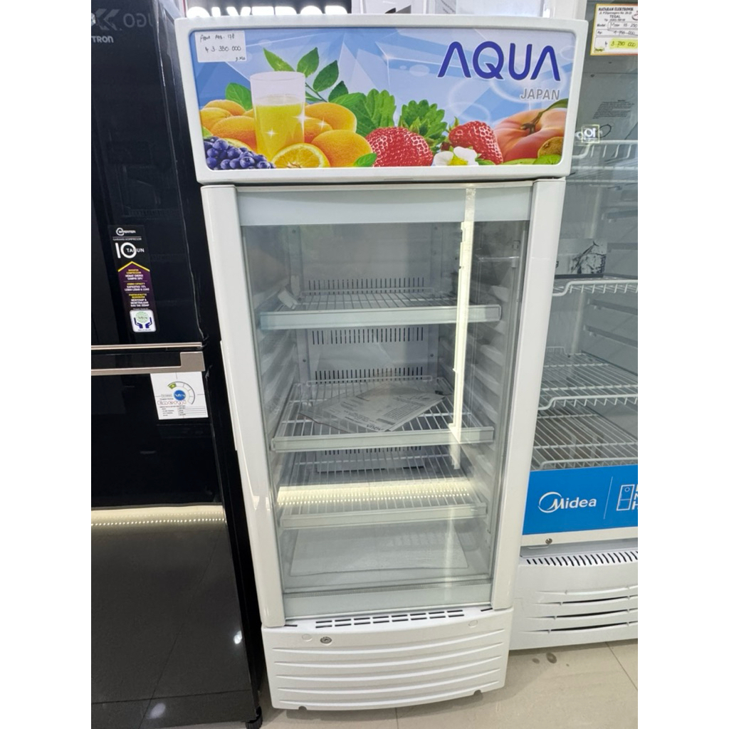 SHOWCASE AQUA 3 RAK 1 PINTU - AQB178
