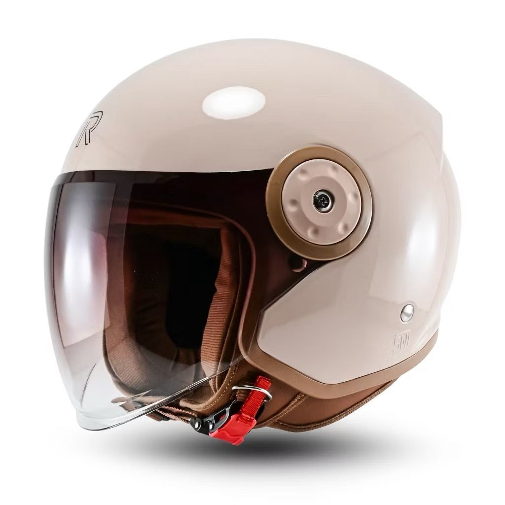 Helm Retro Hijab Friendly Half Face Rsix Verona Terbaru Helem Wanita Cepol SNI Original