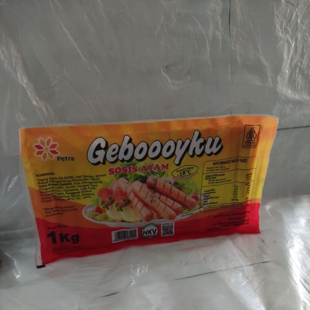 GEBOOOYKU Sosis Ayam 1kg