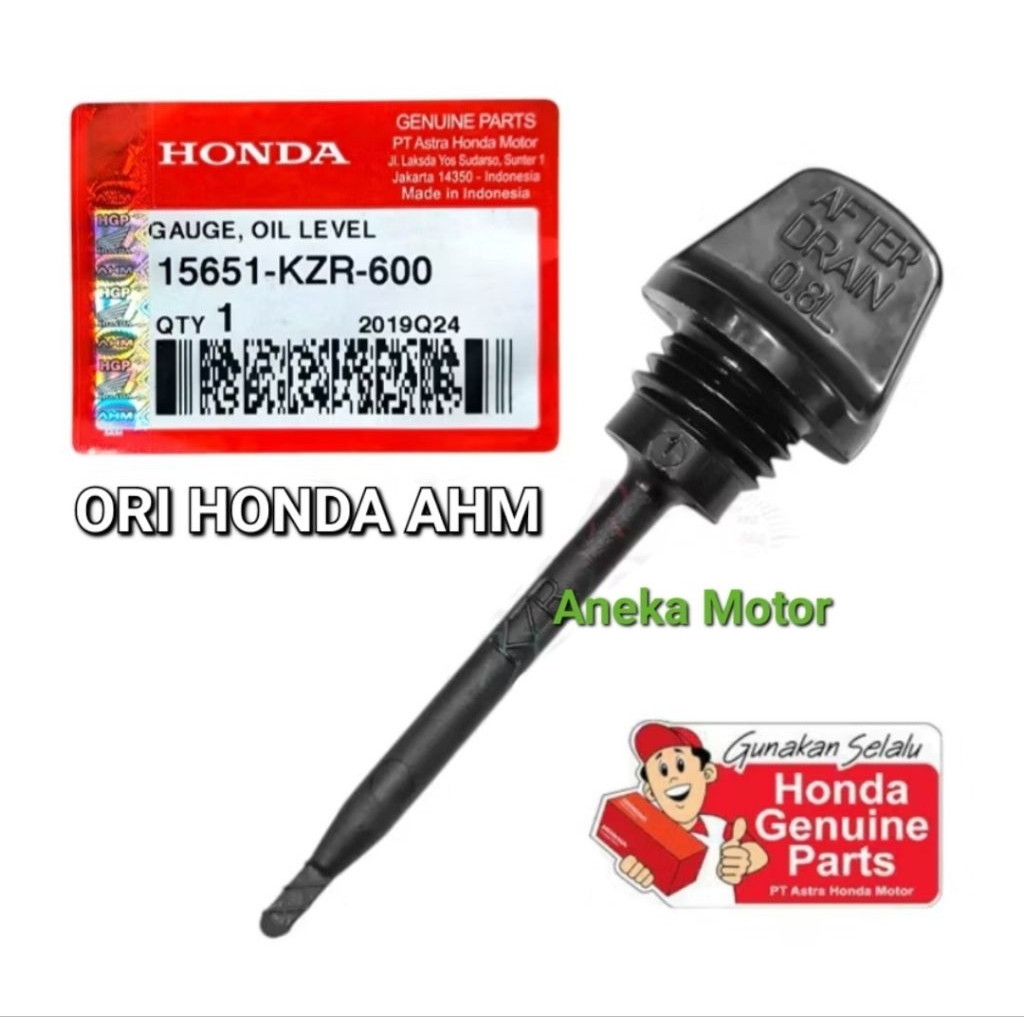 15651 KZR 600 91307 035 000 AHM Tutup Oli Oring Honda Vario 125 Fi Fi eSP Vario 150 eSP