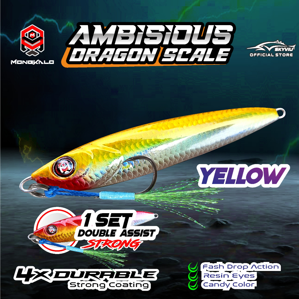 Mongkalo Ambisious Sisik-Kecil noGID noMotif Candy 60 Kuning