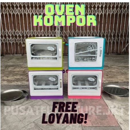 Oven Kompor Flipper Bonus Loyang Oven / Flipper Oven Warna